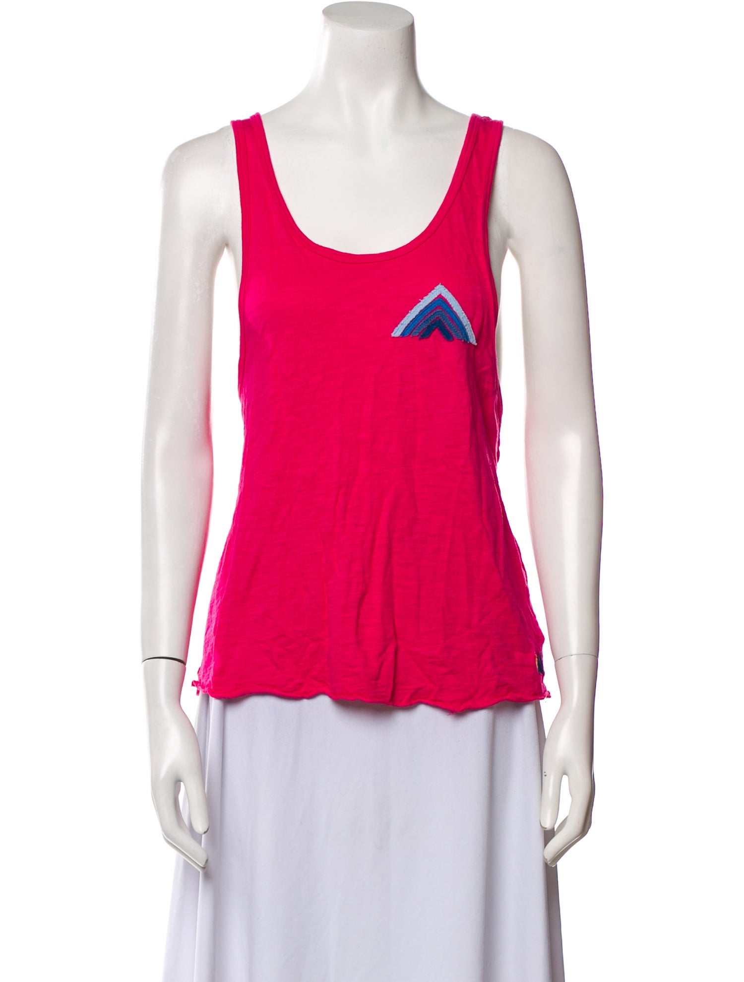Aviator Nation Scoop Neck Sleeveless Top