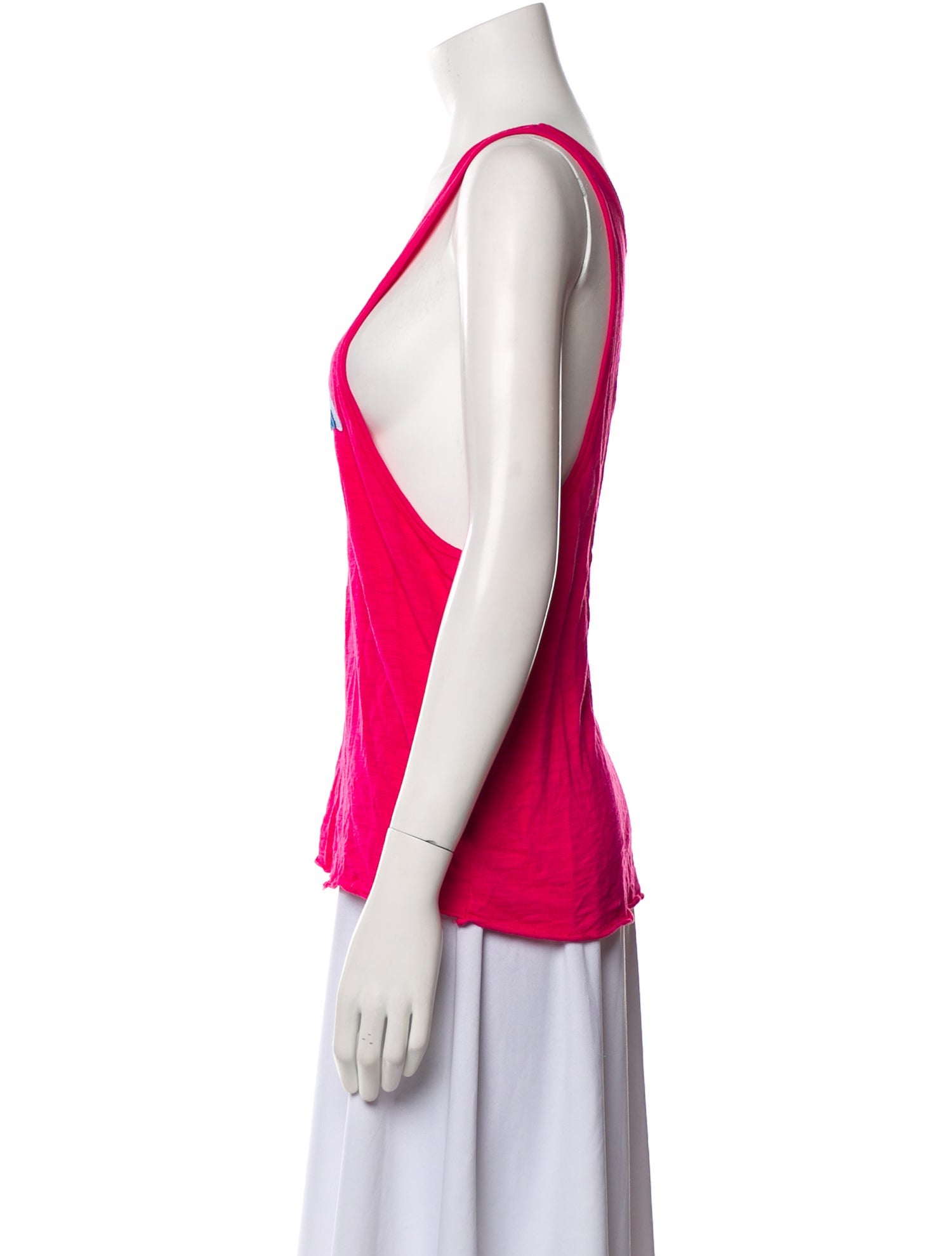 Aviator Nation Scoop Neck Sleeveless Top