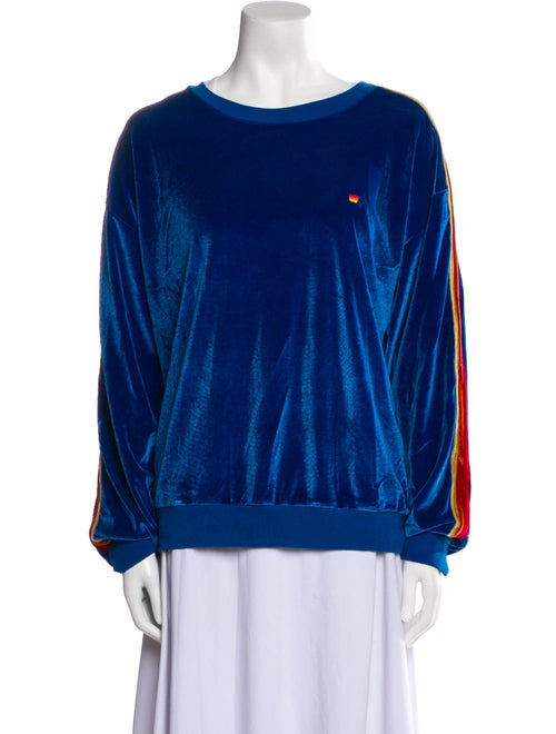 Aviator Nation Scoop Neck Long Sleeve Sweatshirt