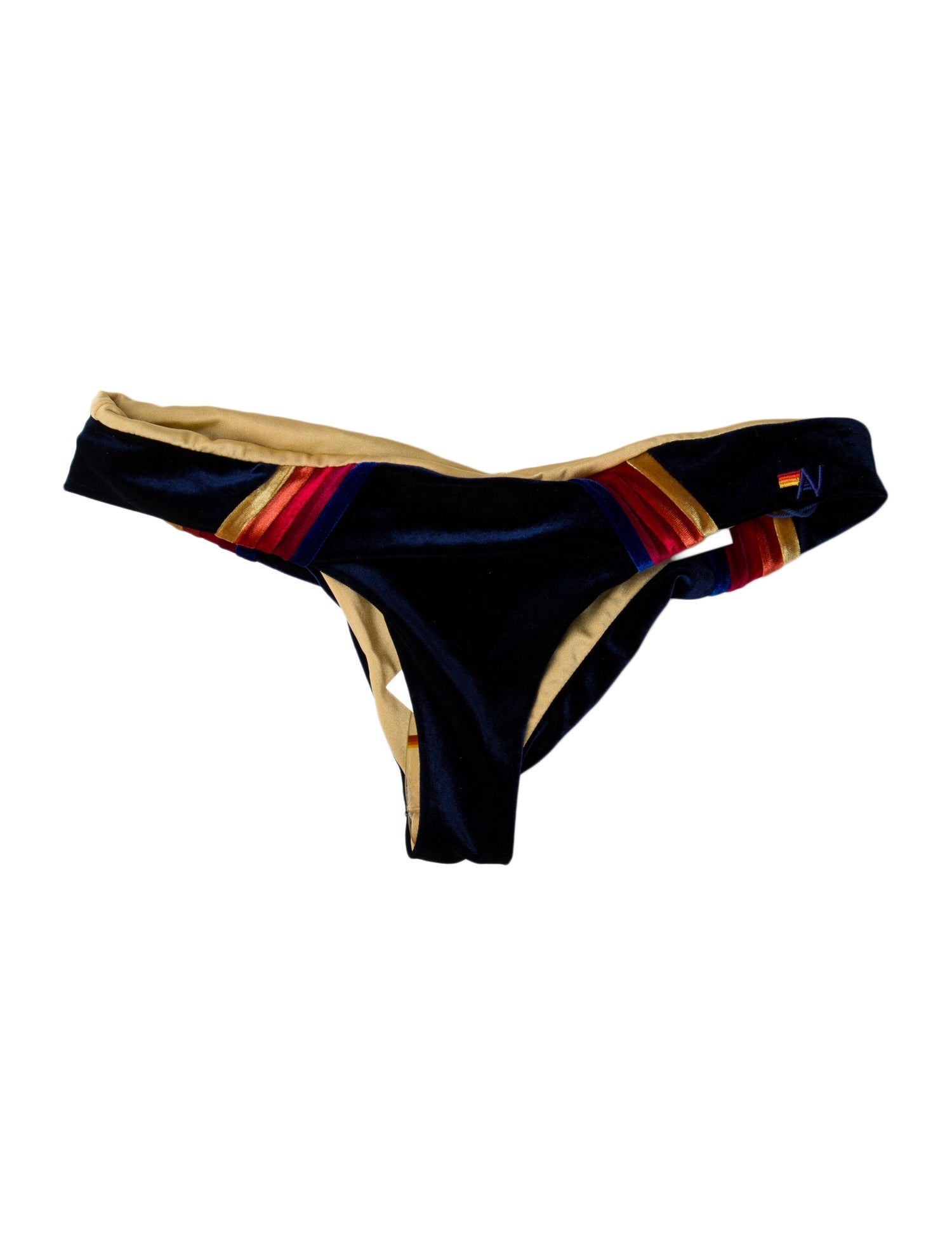 Aviator Nation Striped Embroidered Accent Bottoms w/ Tags