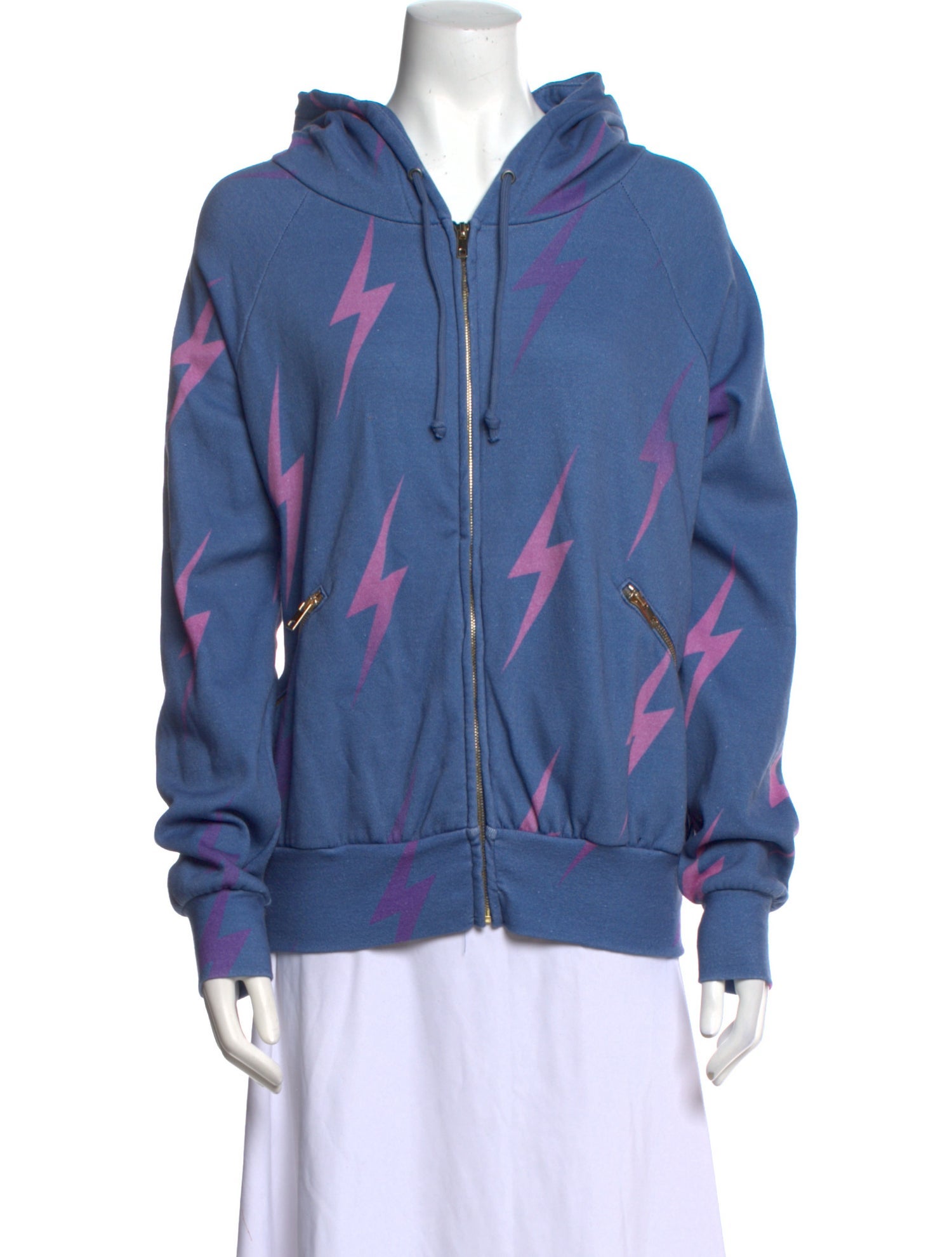 Aviator Nation Printed V-Neck Sweatshirt