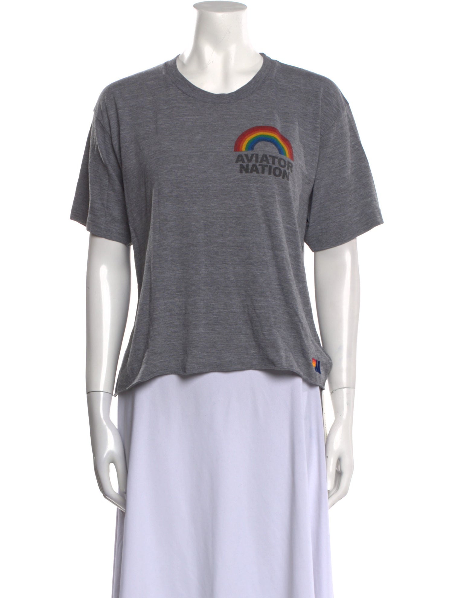 Aviator Nation Graphic Print Crew Neck T-Shirt