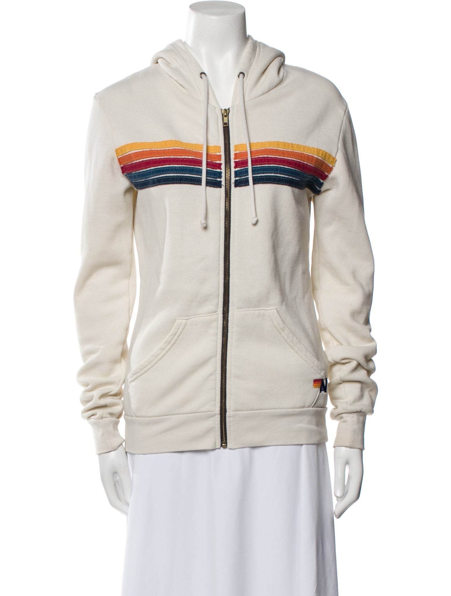 Aviator Nation Striped Bomber Jacket