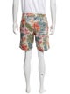 Aviator Nation Floral Print Flat Front Shorts