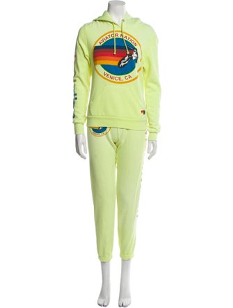 Aviator Nation Graphic Print Pant Set