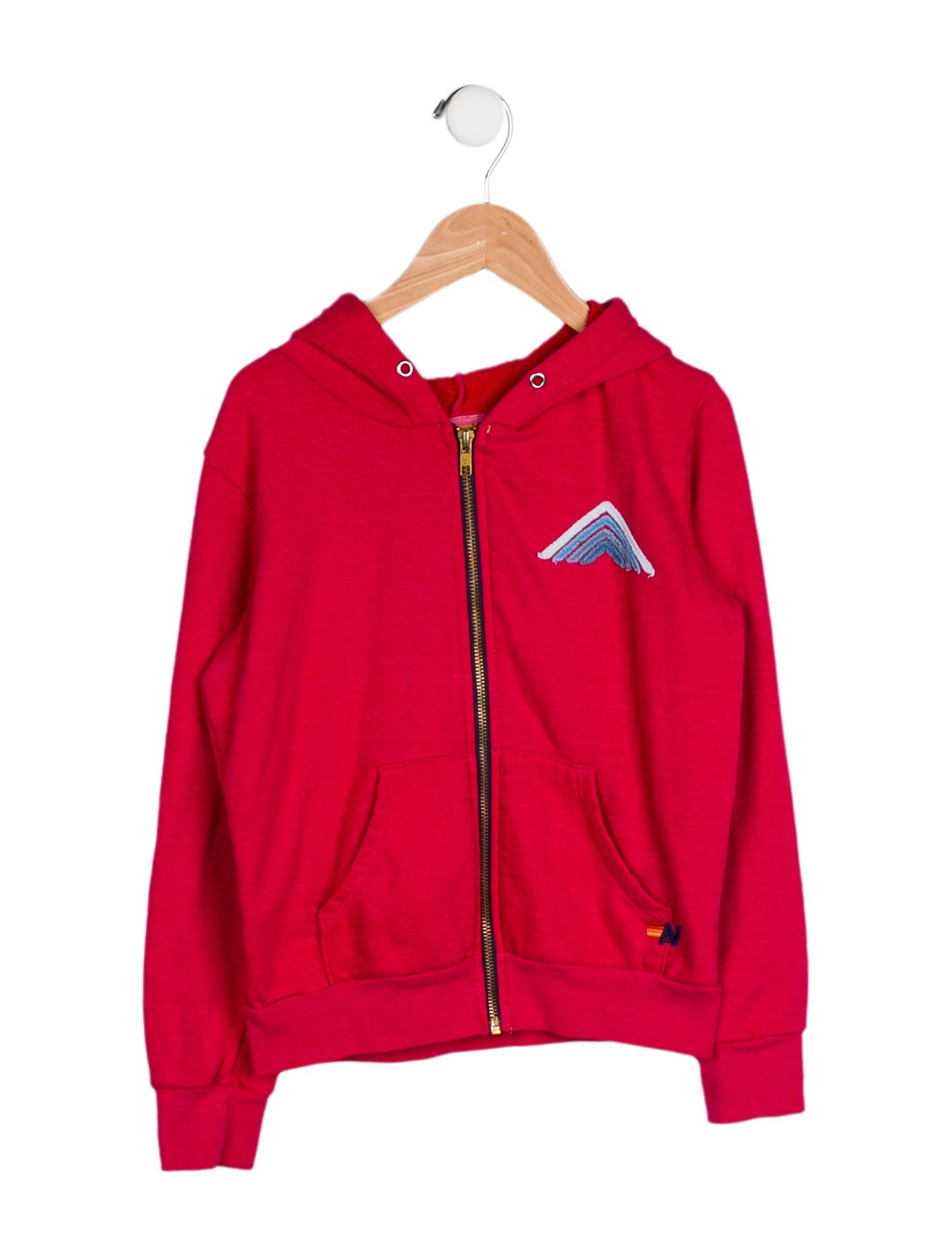 Aviator Nation Girls' Pattern Zip-Up Hoodie