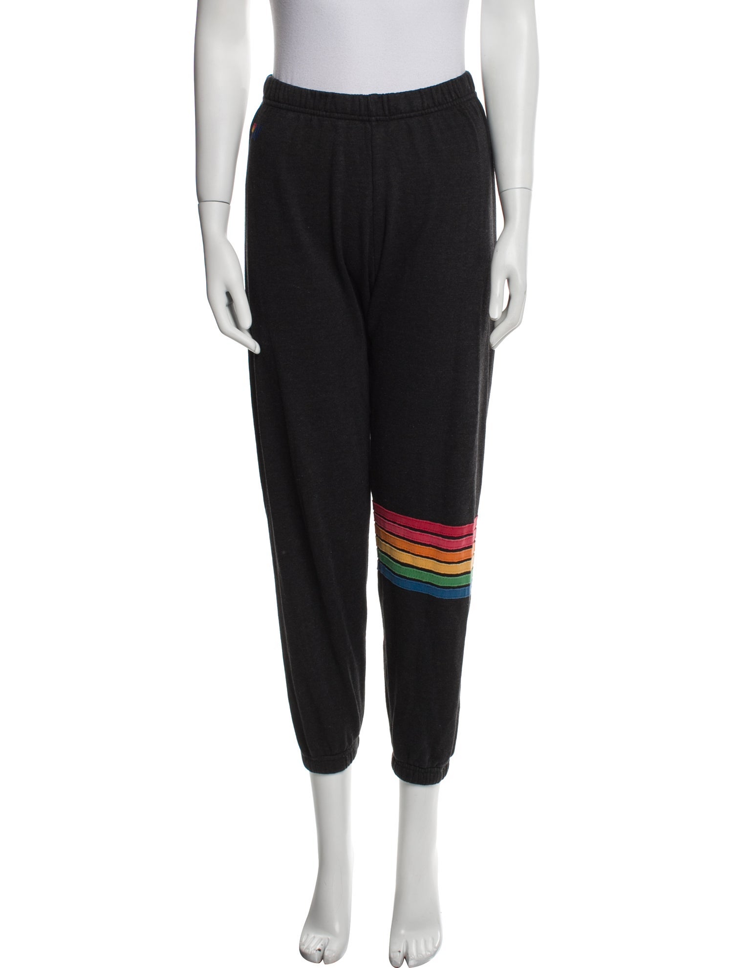 Aviator Nation Striped Embroidered Accent Lounge Set