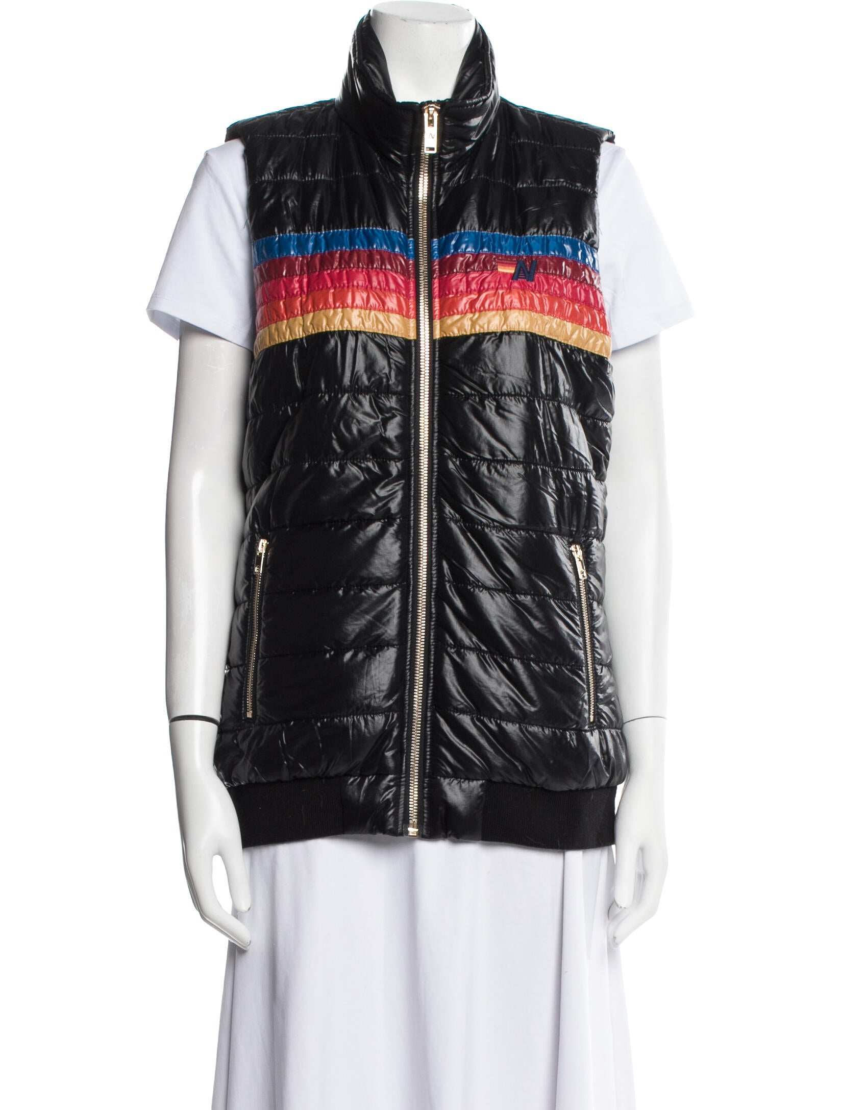 Aviator Nation Nylon Striped Vest