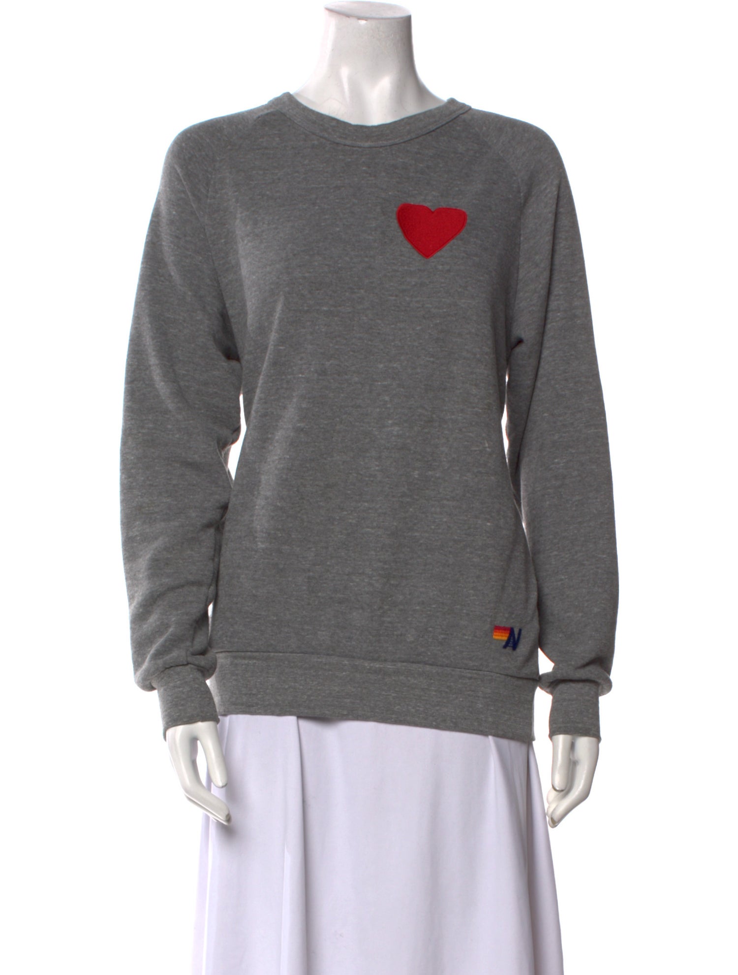 Aviator Nation Graphic Print Crew Neck Sweater