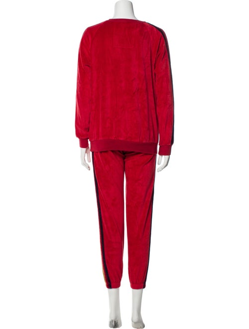 Aviator Nation Striped Grosgrain Trim Lounge Set