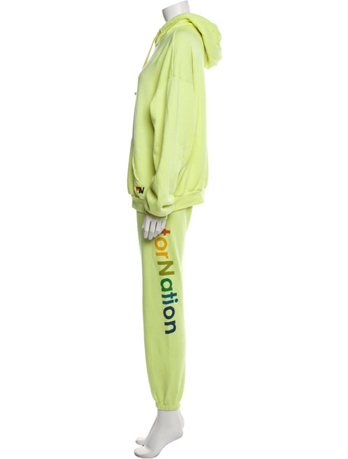 Aviator Nation Plaid Print Pant Set