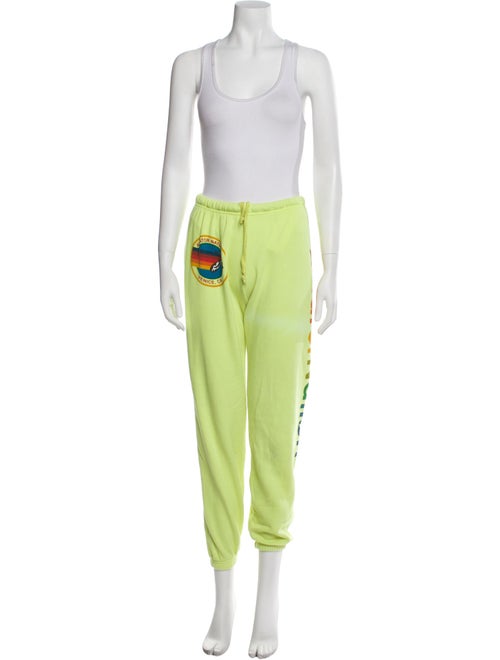 Aviator Nation Plaid Print Pant Set