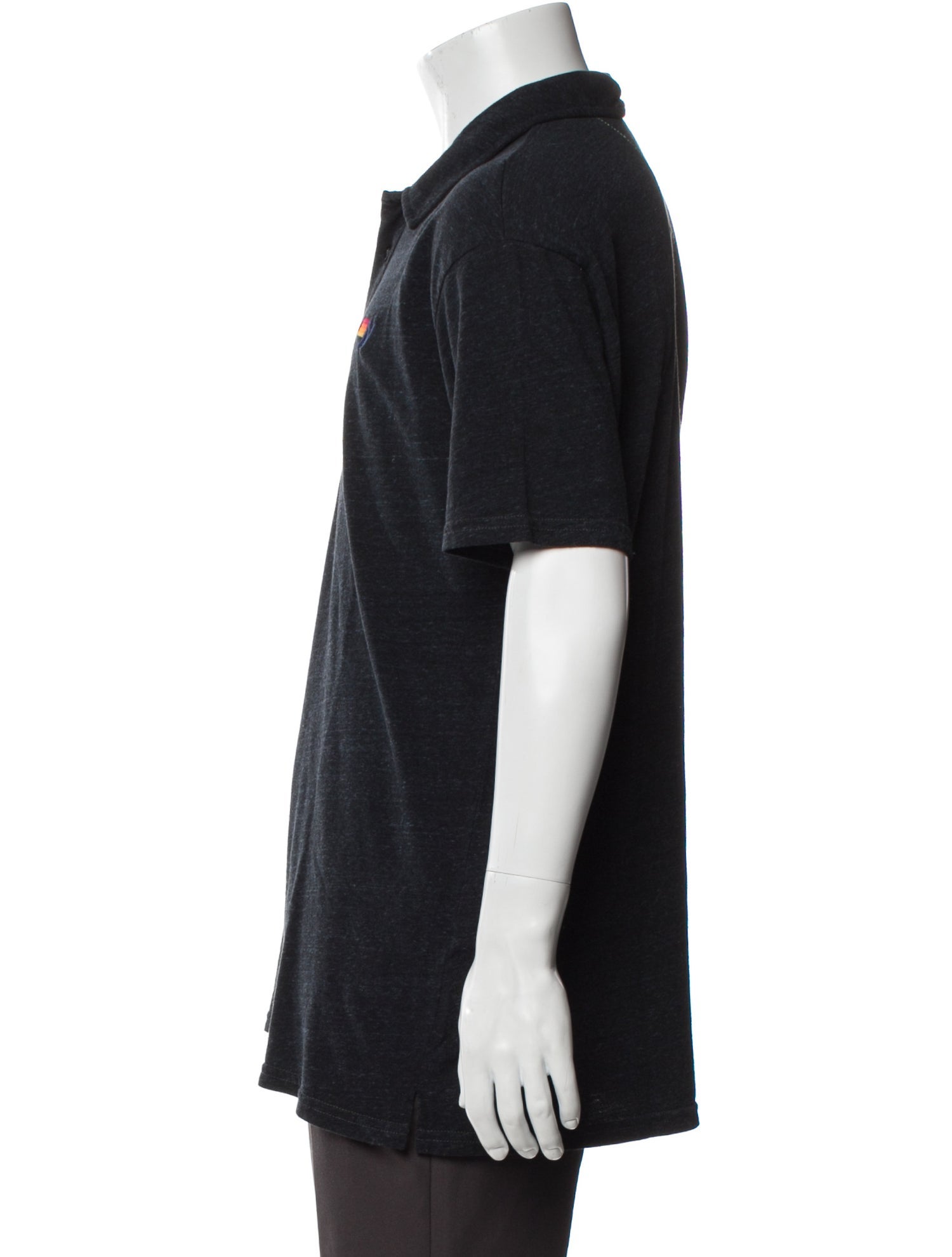 Aviator Nation Collar Short Sleeve Polo Shirt