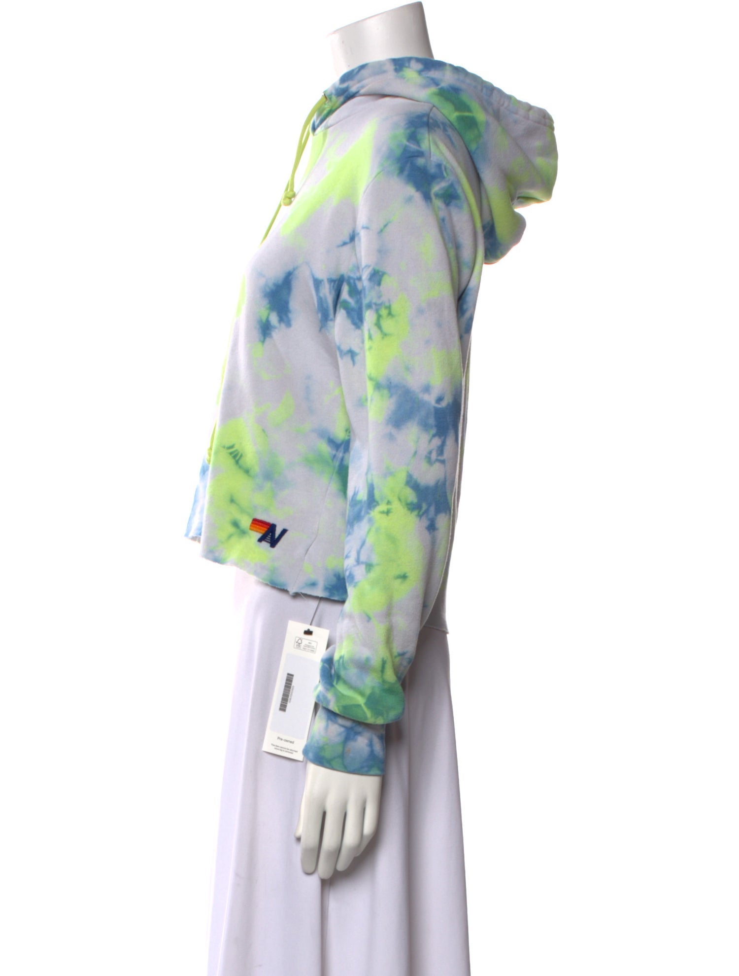 Aviator Nation Tie-Dye Print Crew Neck Sweatshirt