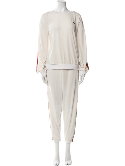 Aviator Nation Velour Striped Pant Set