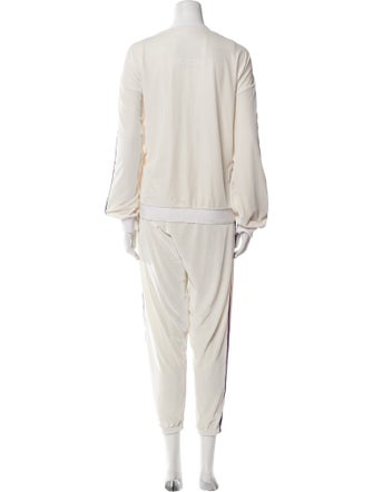 Aviator Nation Velour Striped Pant Set