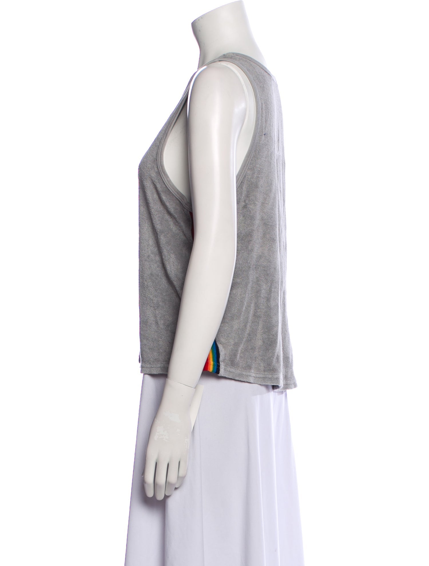 Aviator Nation Scoop Neck Sleeveless Top