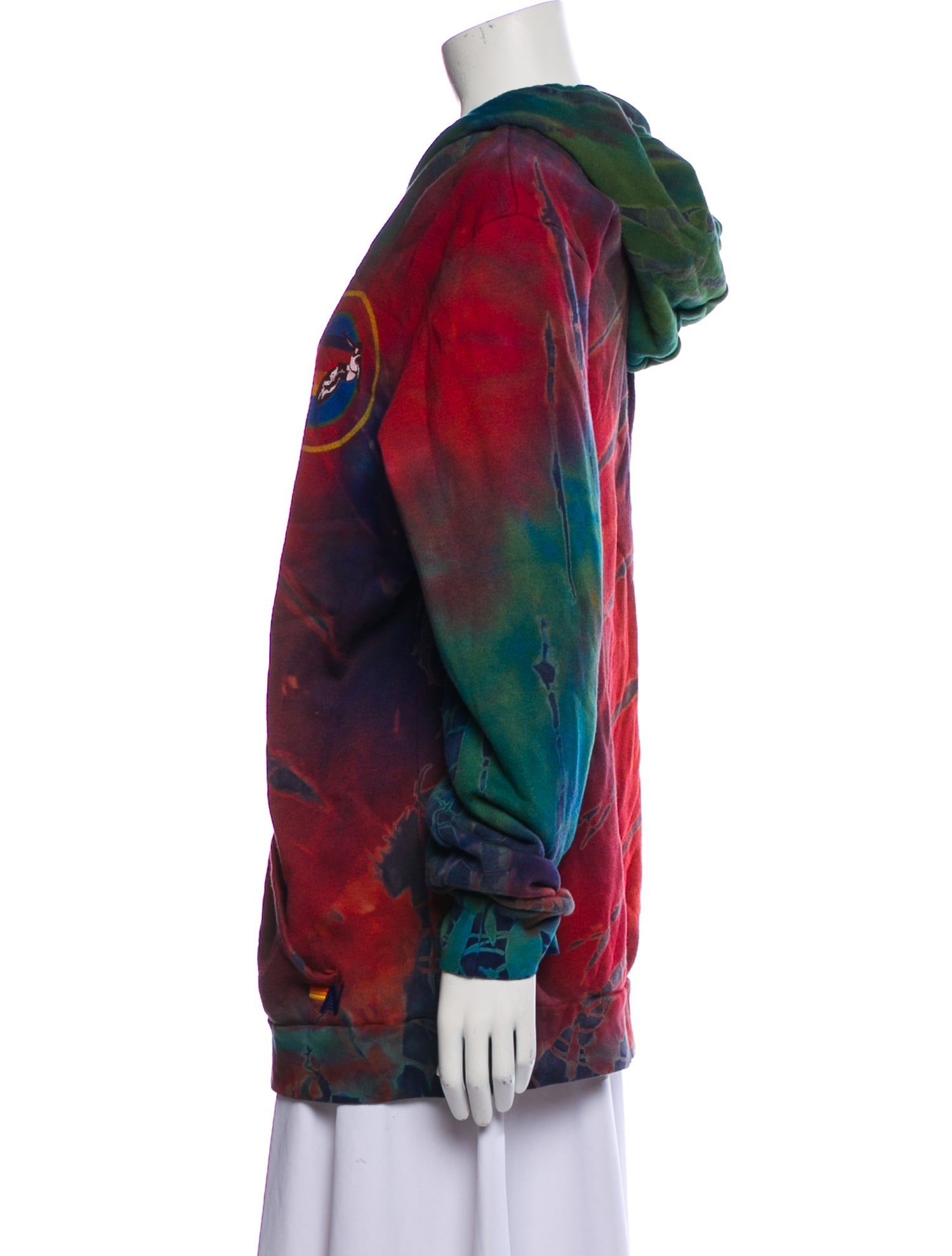 Aviator Nation Tie-Dye Print V-Neck Sweater