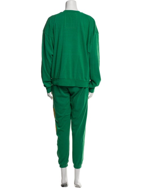 Aviator Nation Graphic Print Embroidered Accent Pant Set