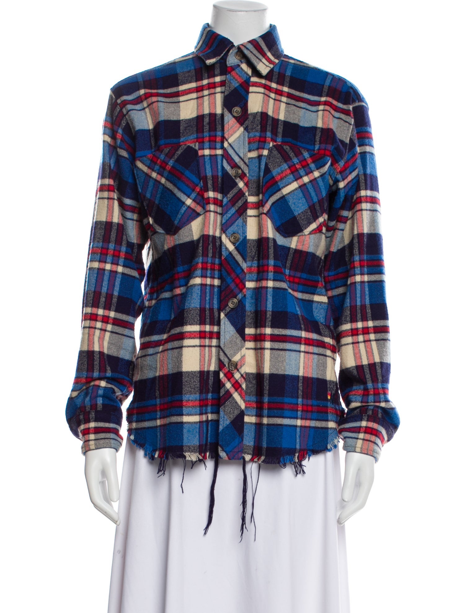 Aviator Nation Plaid Print Jacket