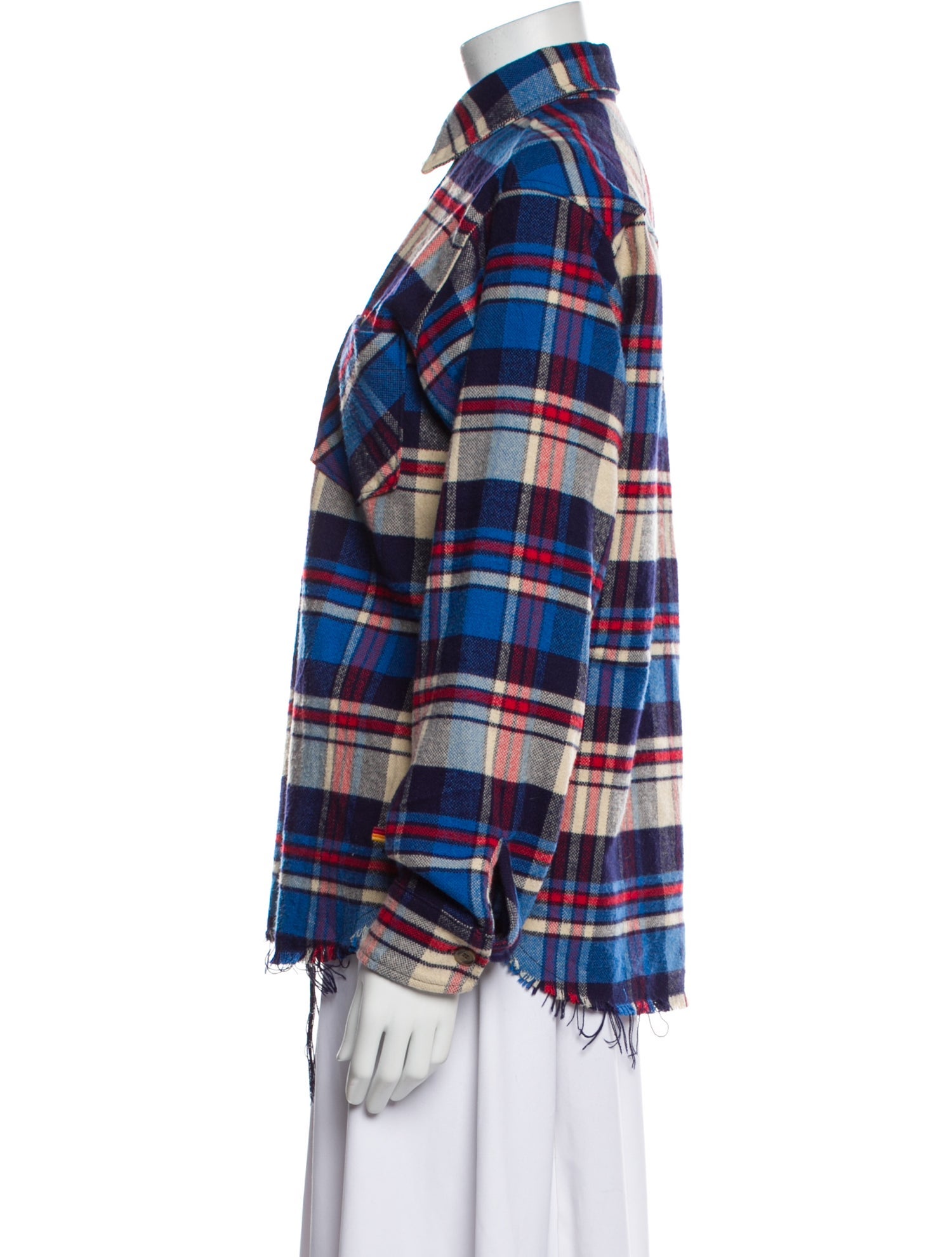 Aviator Nation Plaid Print Jacket