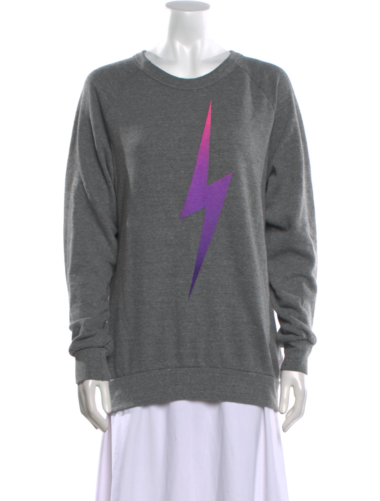 Aviator Nation Graphic Print Crew Neck Sweater