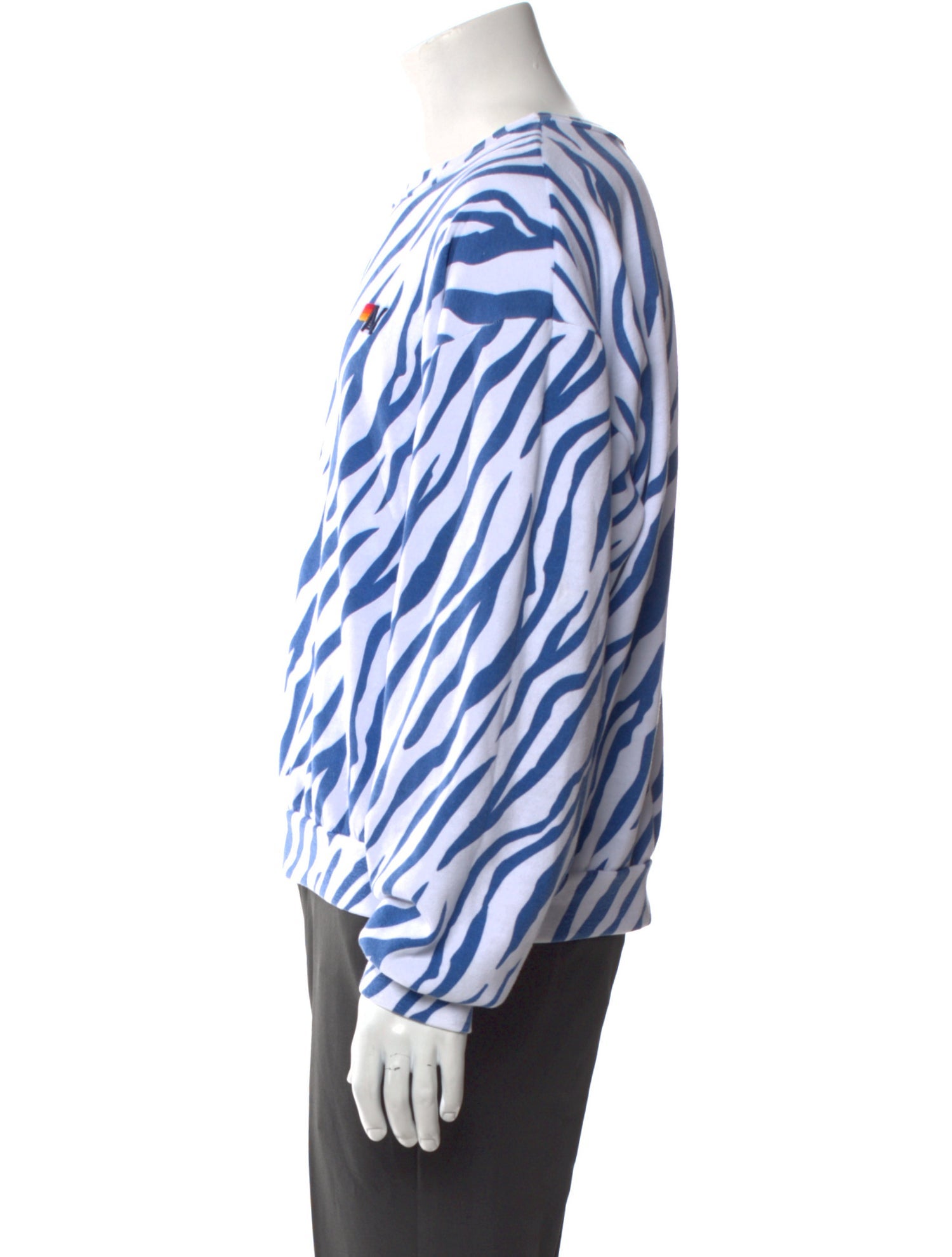 Aviator Nation Striped Scoop Neck Henley