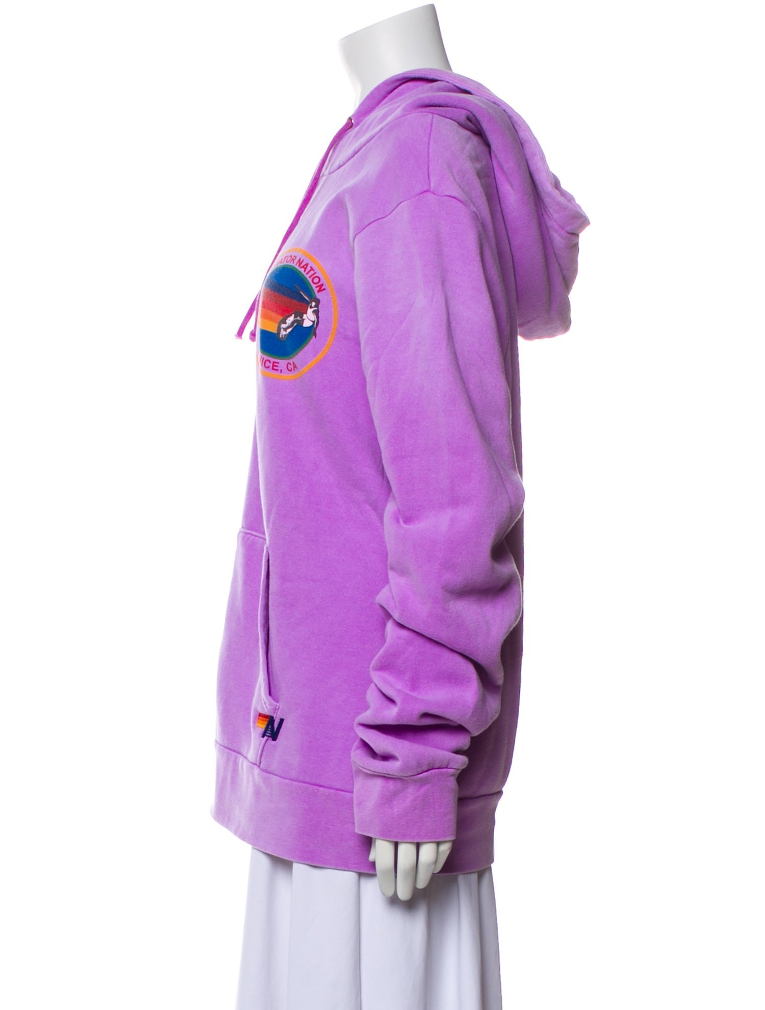 Aviator Nation Graphic Print Embroidered Accent Lounge Set