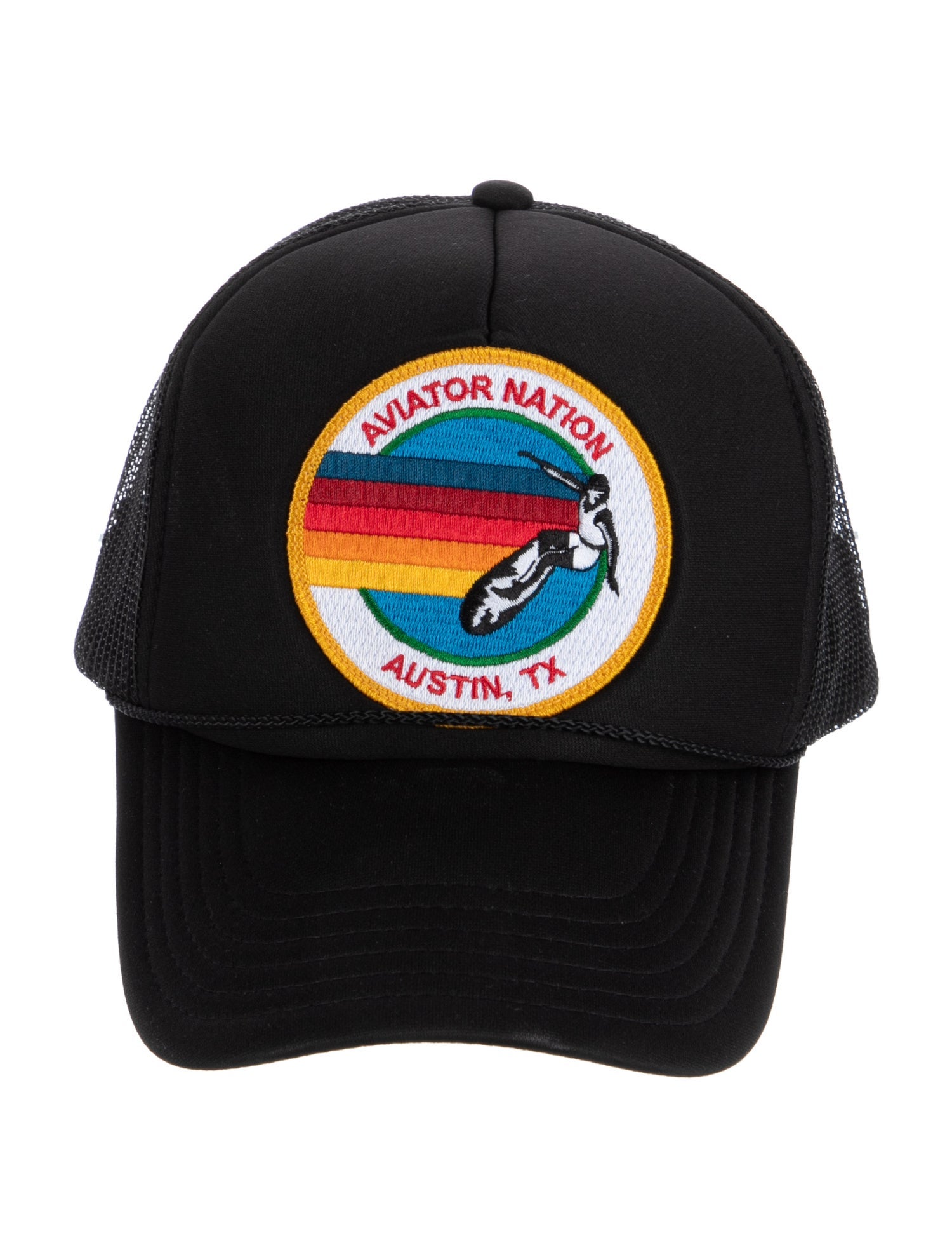 Aviator Nation black pattern cap