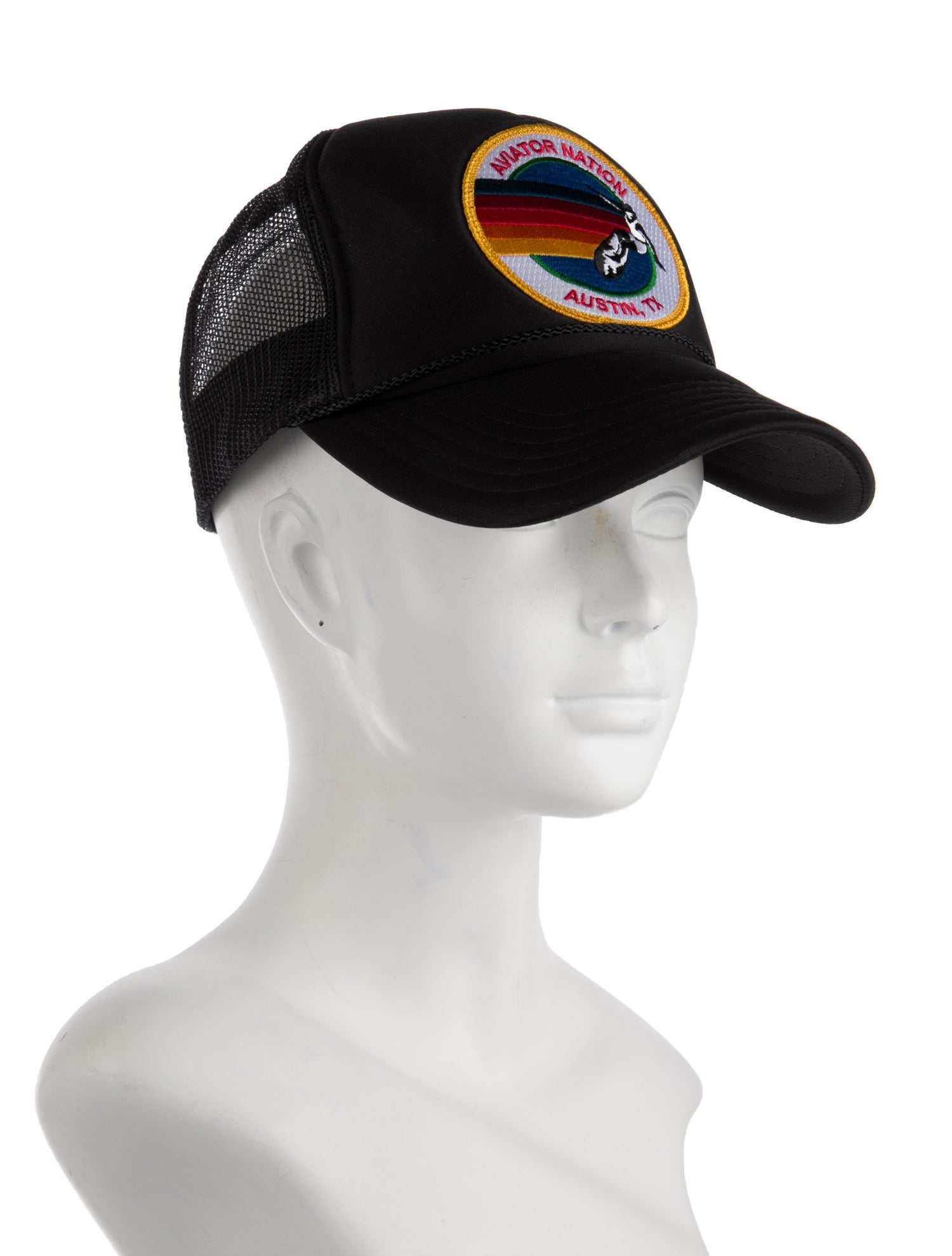 Aviator Nation black pattern cap