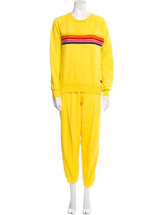 Aviator Nation Graphic Print Tassel Accents Tracksuit