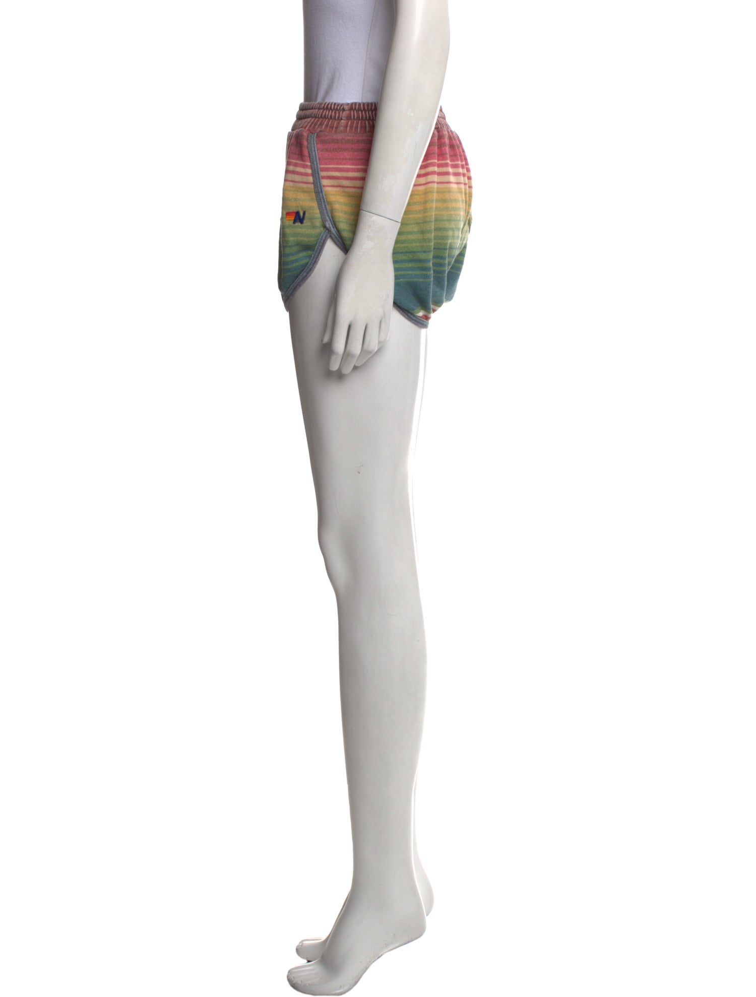 Aviator Nation Striped Mini Shorts