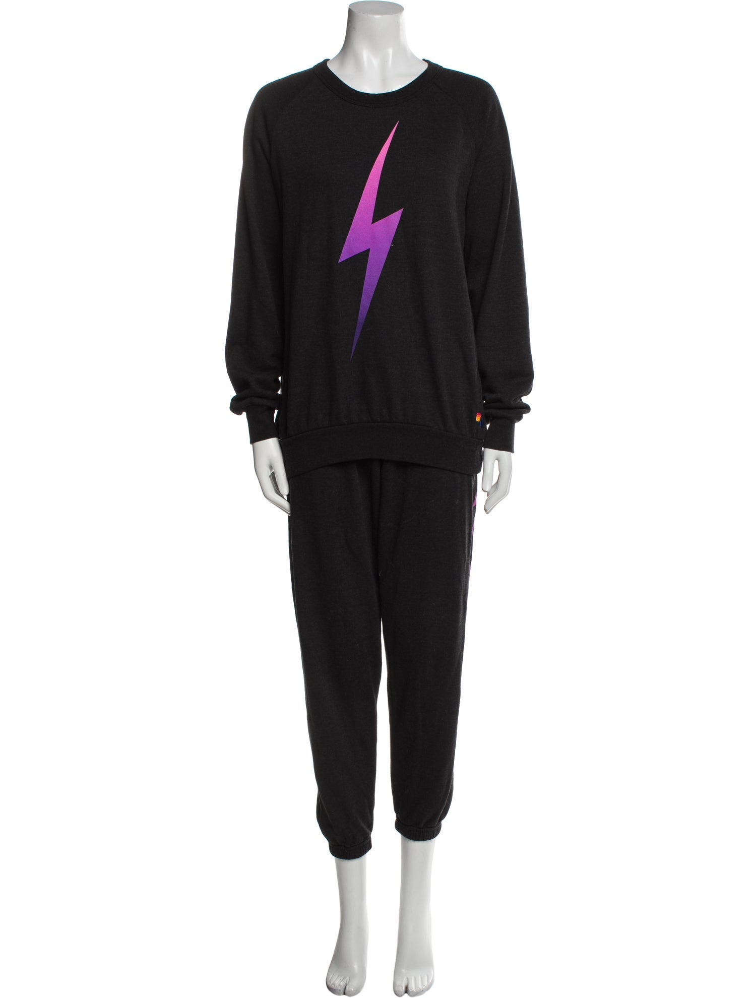 Aviator Nation Graphic Print Embroidered Accent Pantsuit