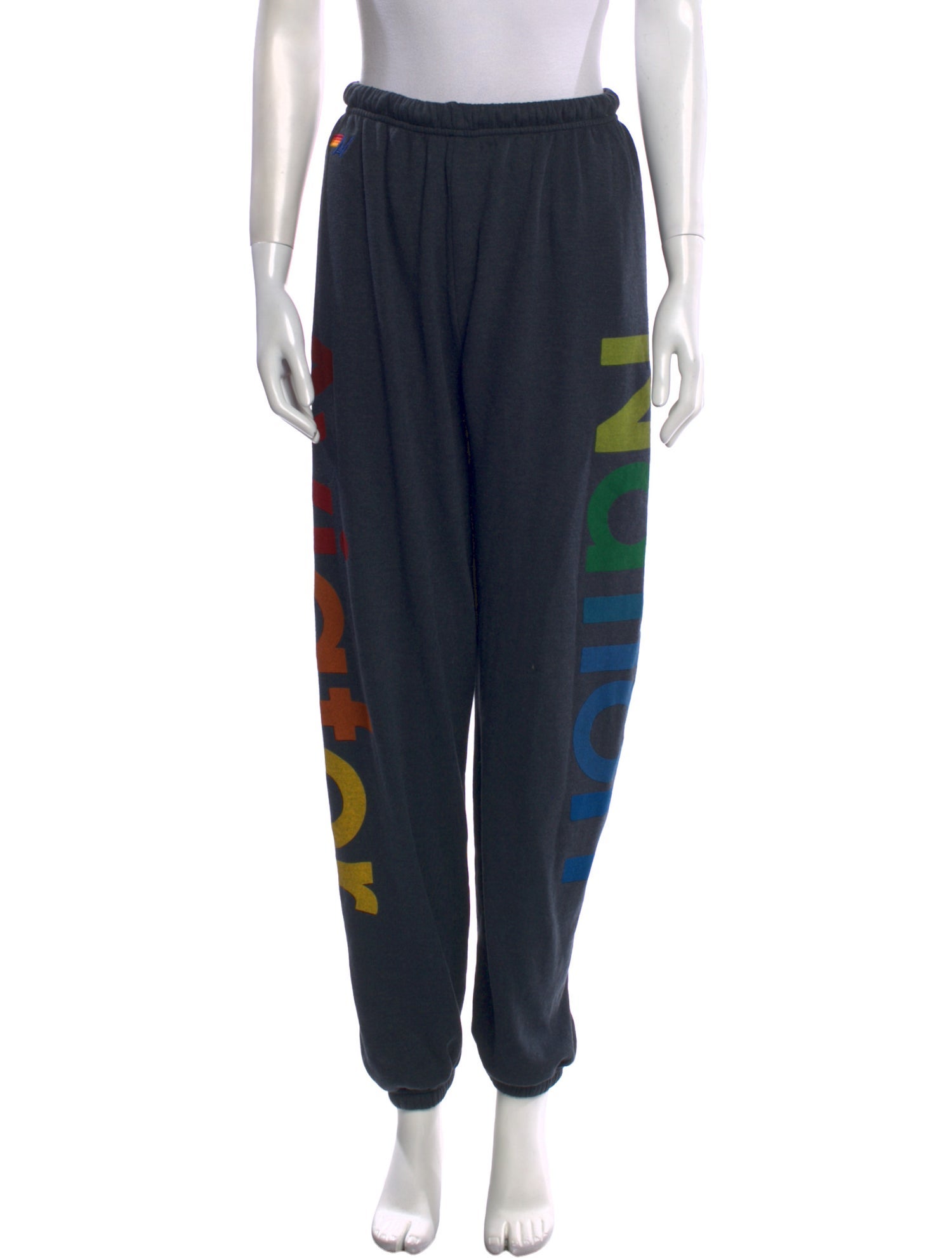 Aviator Nation Graphic Print Skinny Leg Pants