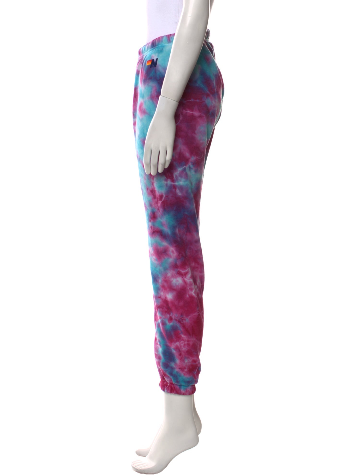 Aviator Nation Tie-Dye Print Skinny Leg Pants