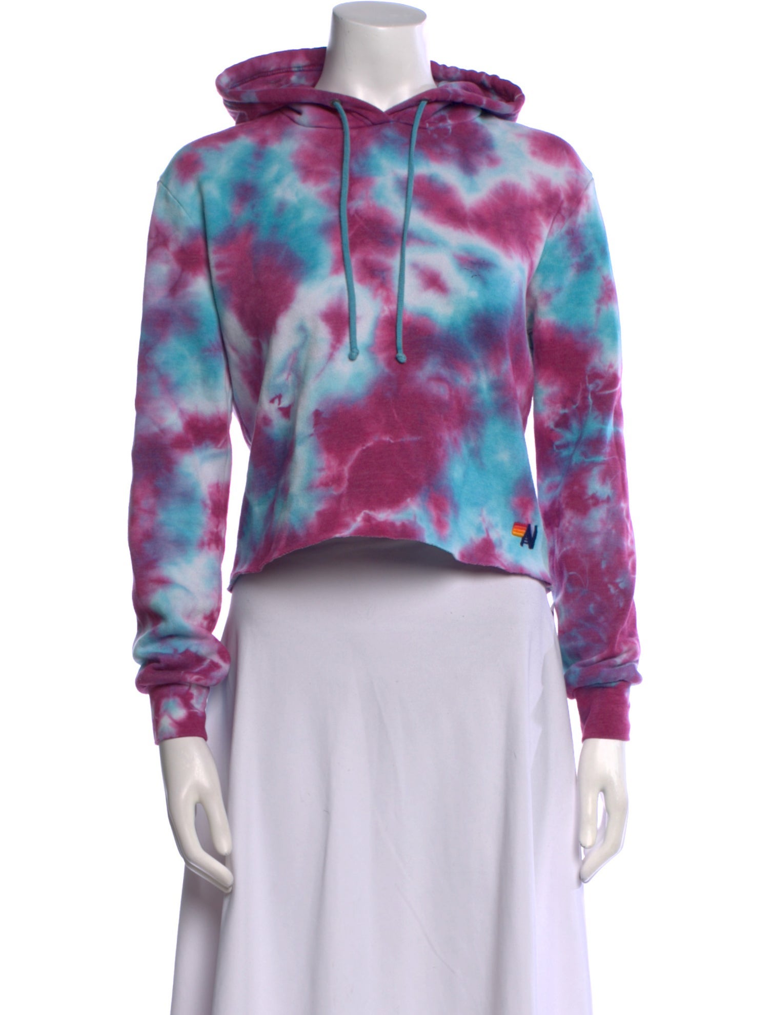 Aviator Nation Tie-Dye Print Crew Neck Sweatshirt