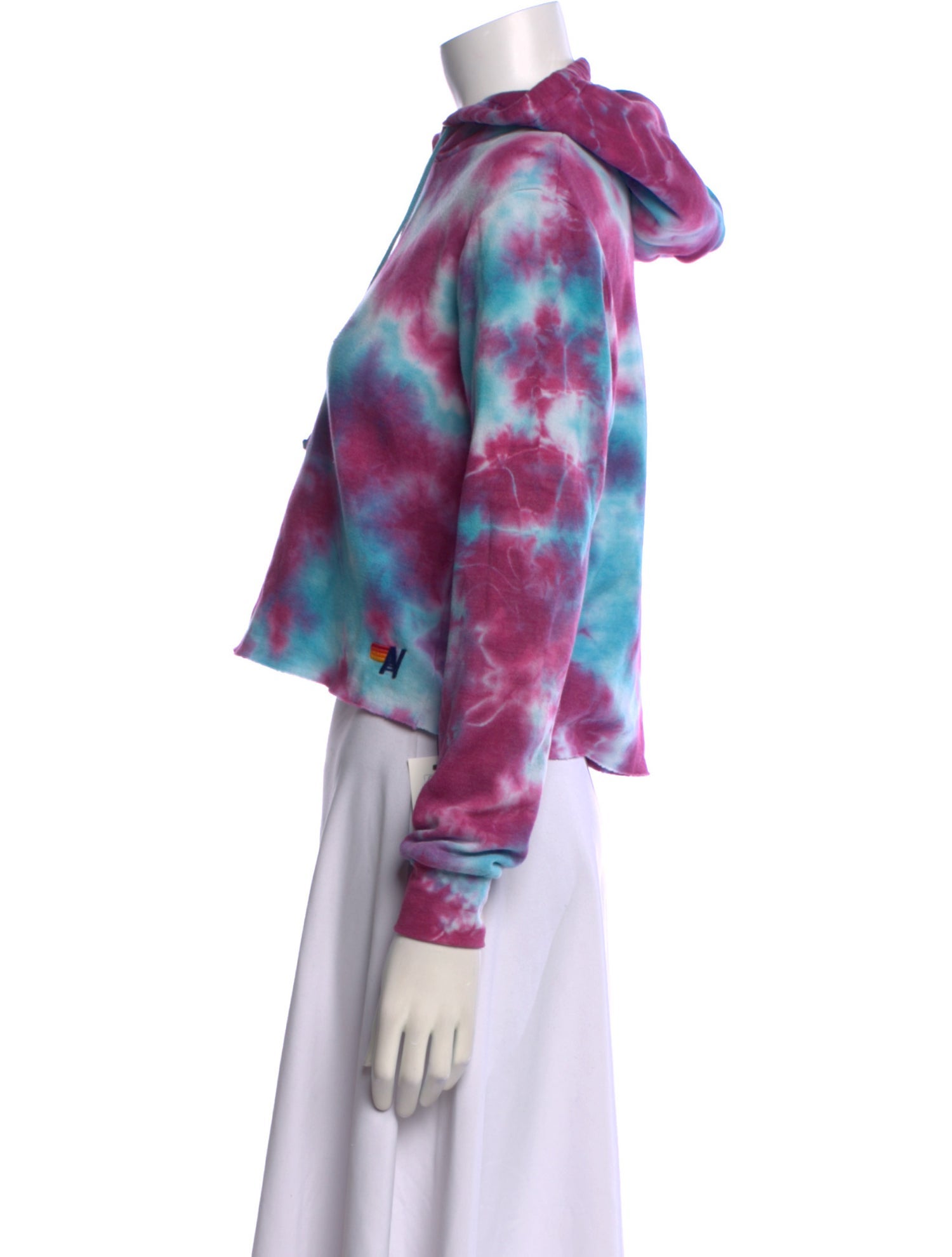 Aviator Nation Tie-Dye Print Crew Neck Sweatshirt