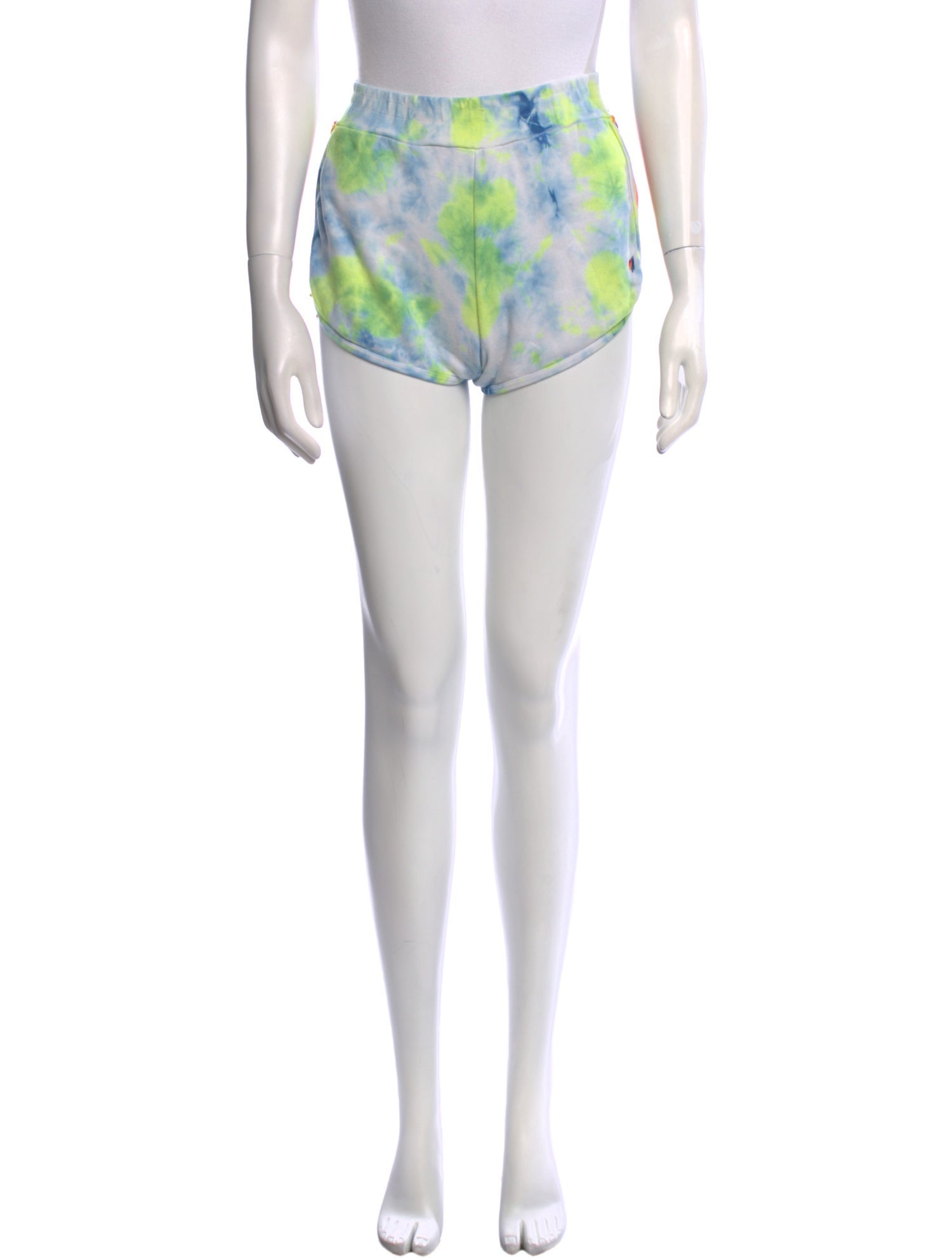 Aviator Nation Tie-Dye Print Mini Shorts