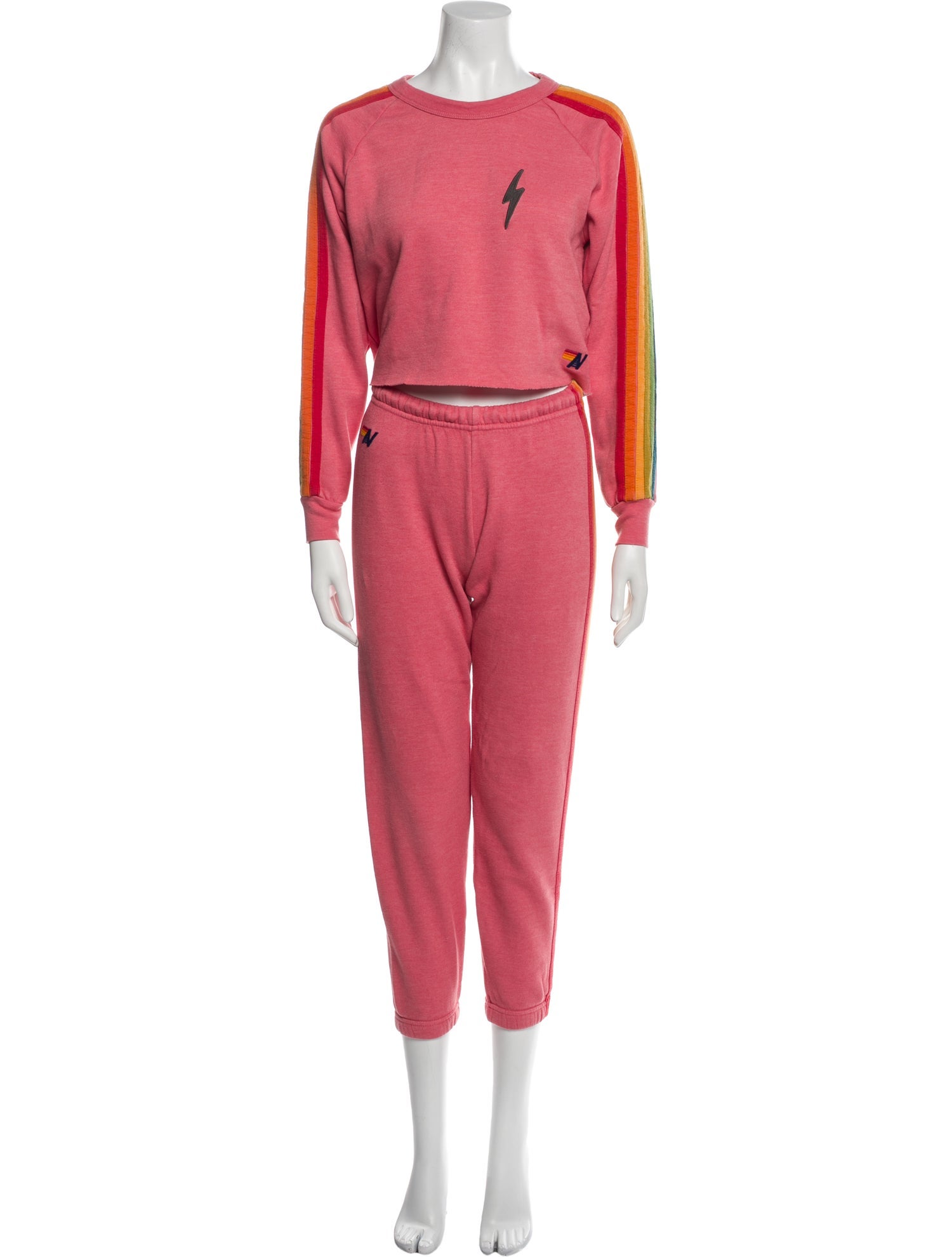 Aviator Nation Embroidered Accent Pant Set