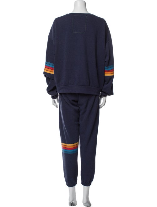 Aviator Nation Striped Embroidered Accent Tracksuit