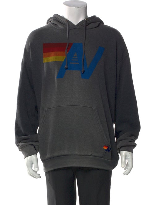 Aviator Nation Graphic Print Crew Neck Hoodie