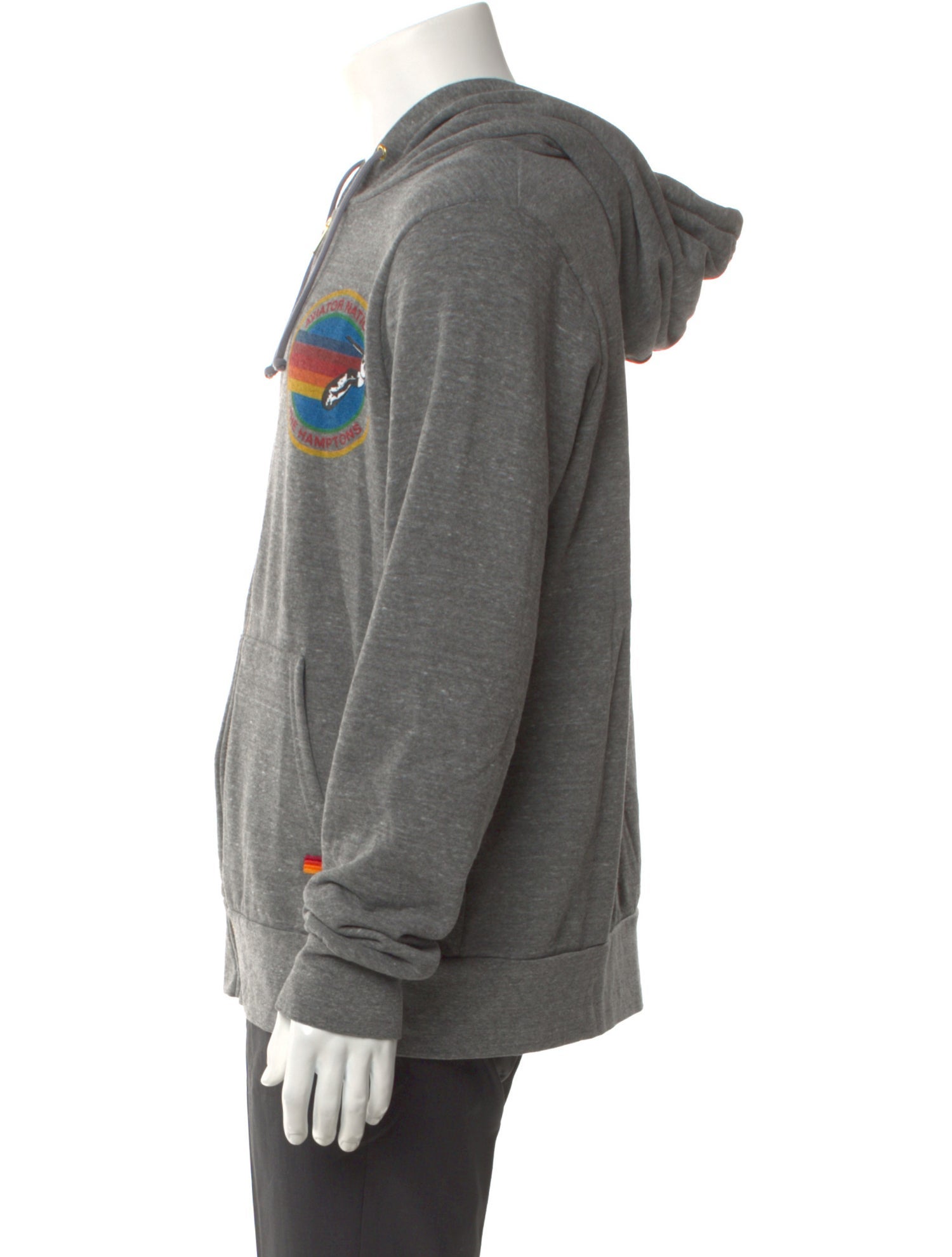 Aviator Nation Graphic Print Crew Neck Hoodie