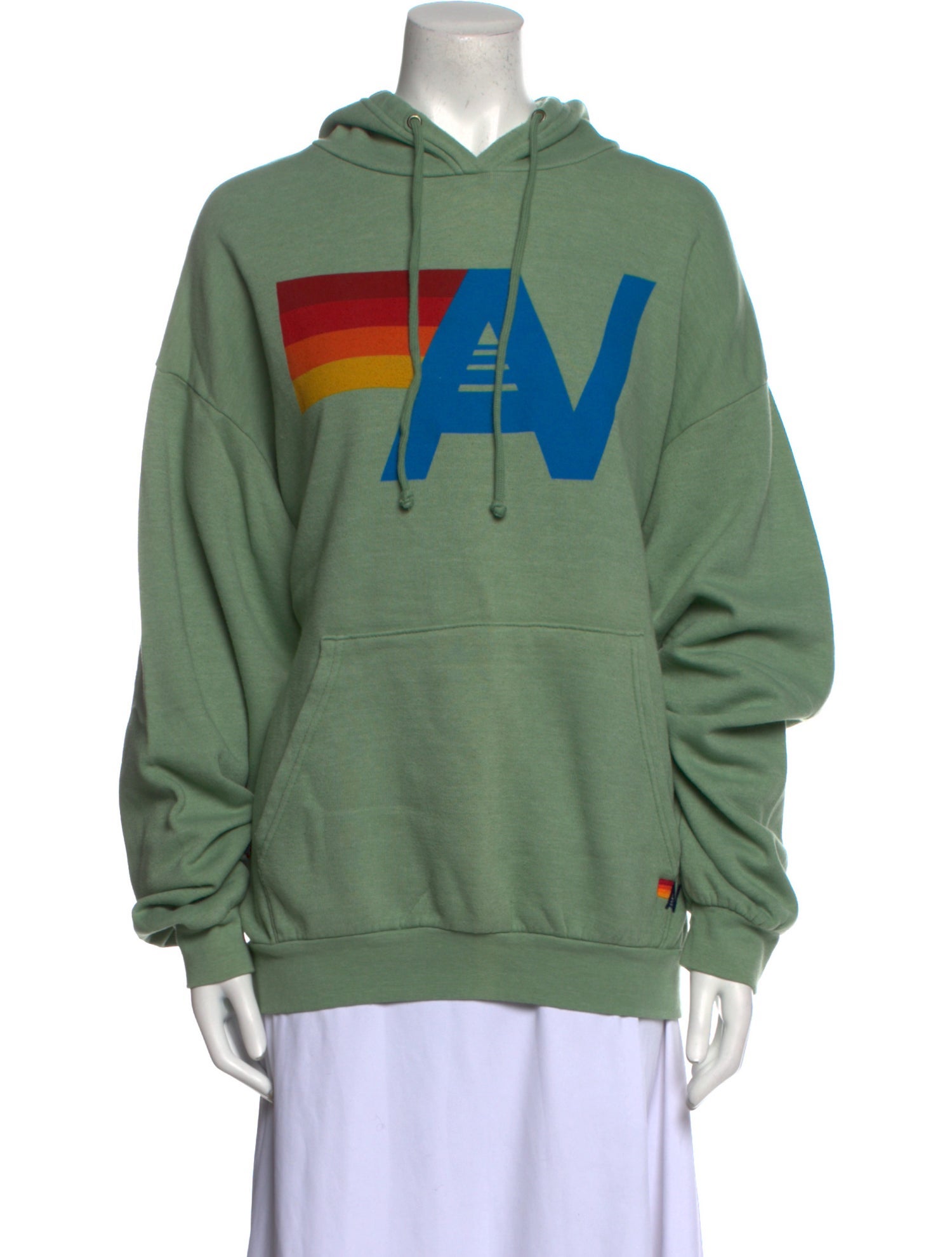 Aviator Nation Graphic Print Crew Neck Sweater