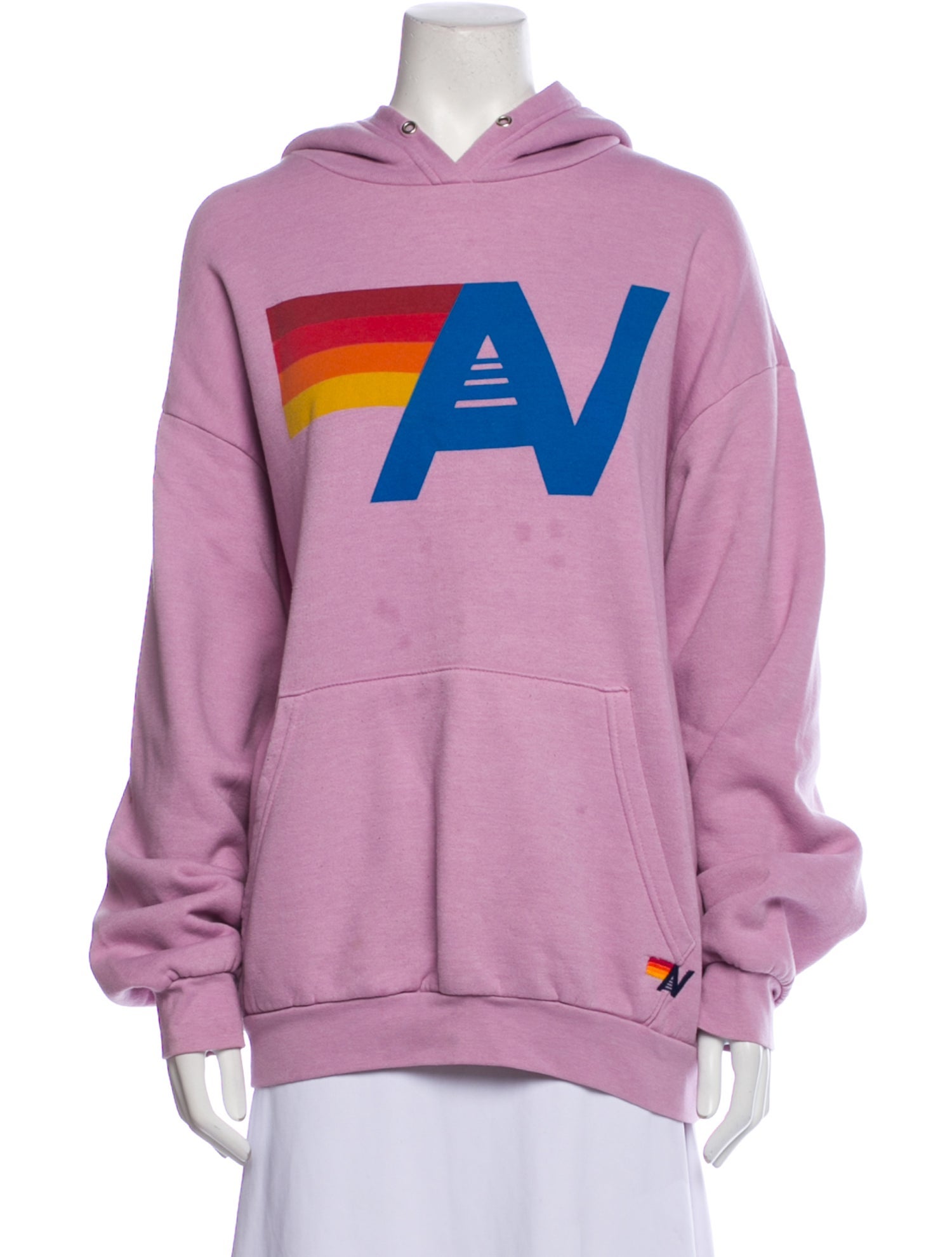 Aviator Nation Graphic Print Embroidered Accent Sweatpants