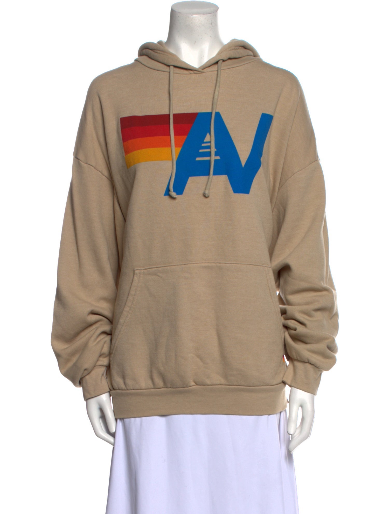 Aviator Nation Graphic Print Crew Neck Sweater