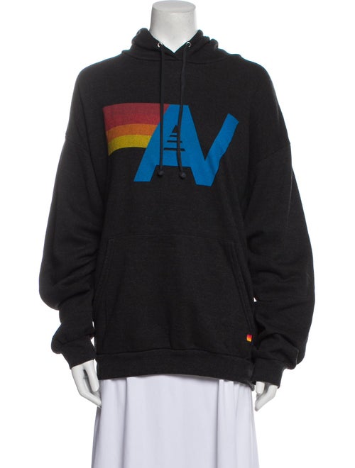 Aviator Nation Graphic Print Mock Neck Sweater