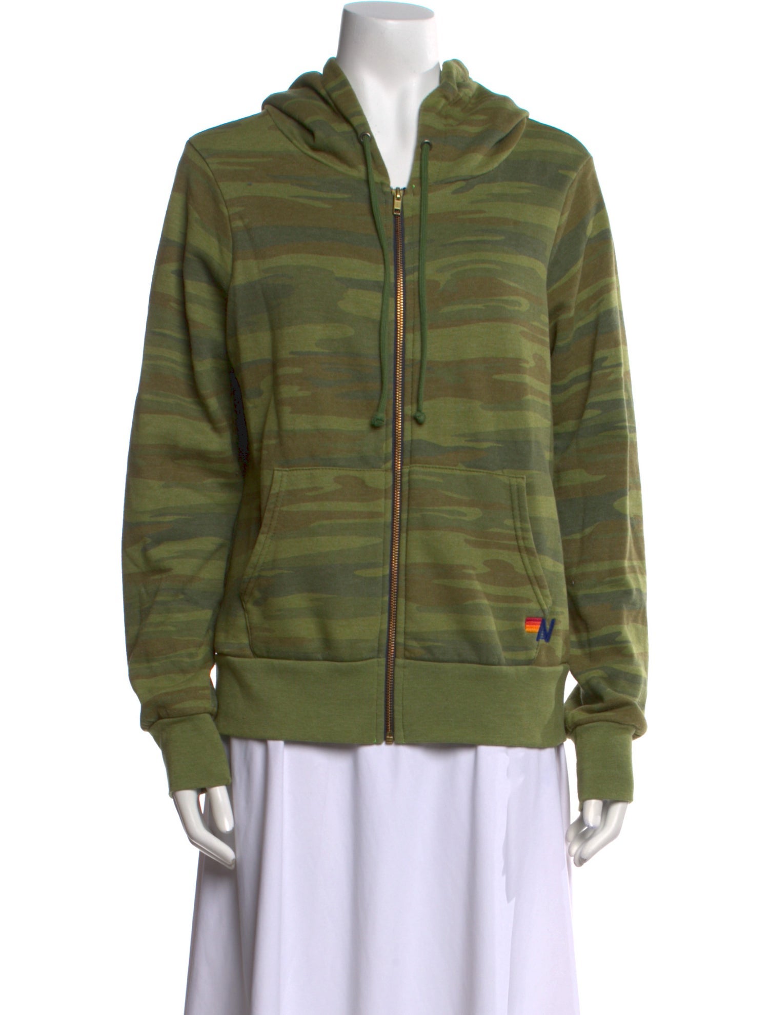 Aviator Nation Striped V-Neck Sweater