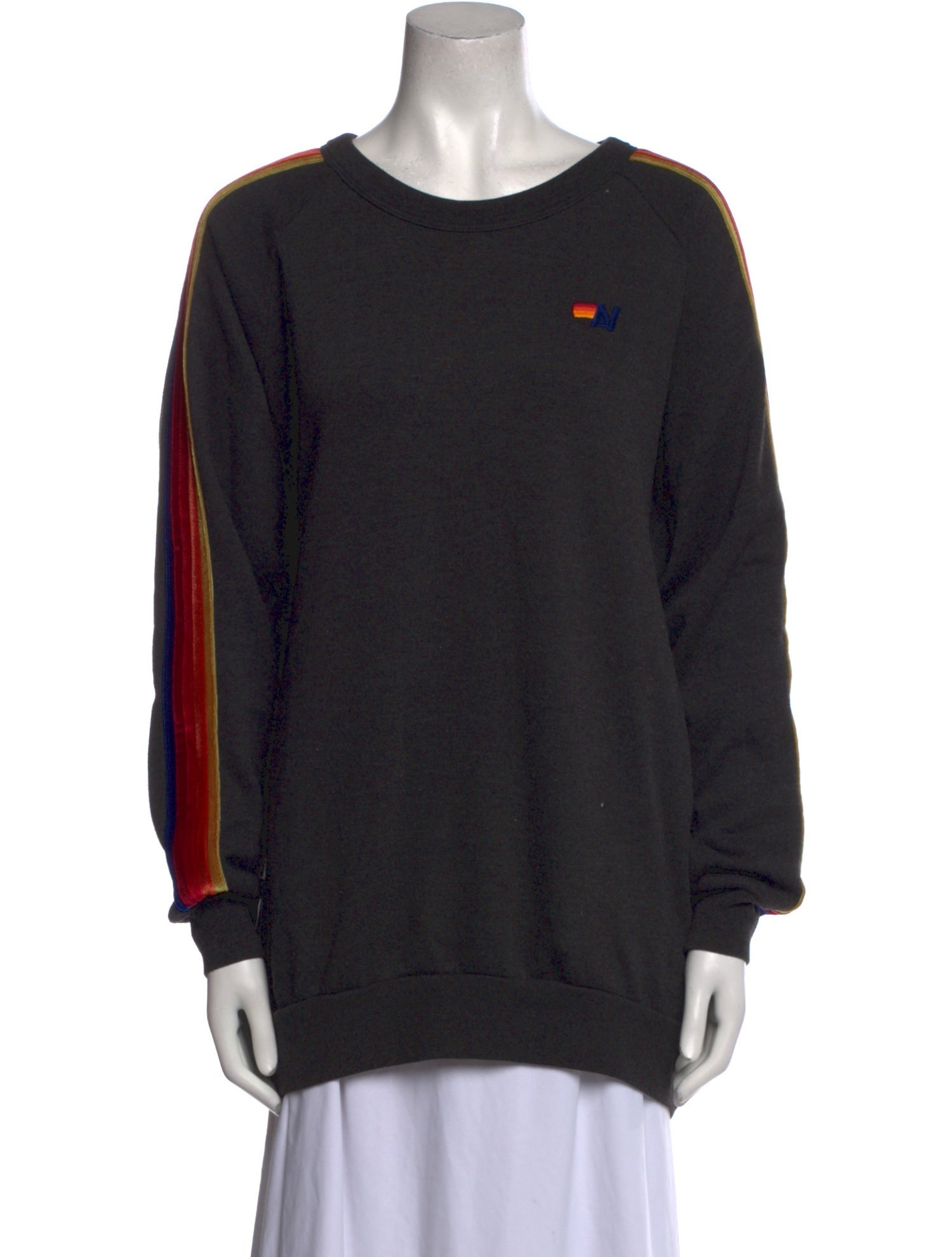 Aviator Nation Scoop Neck Long Sleeve Sweatshirt