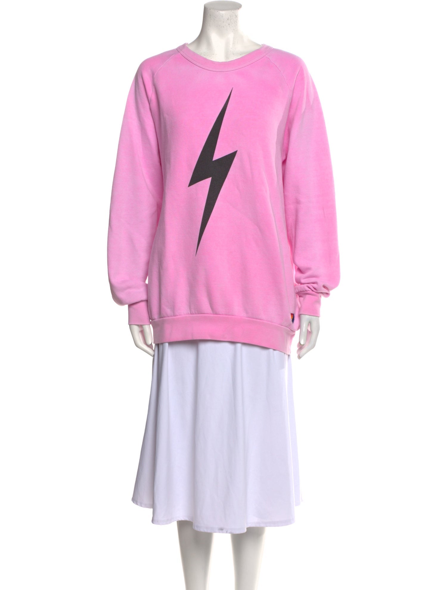 Aviator Nation Crew Neck Long Sleeve Sweatshirt
