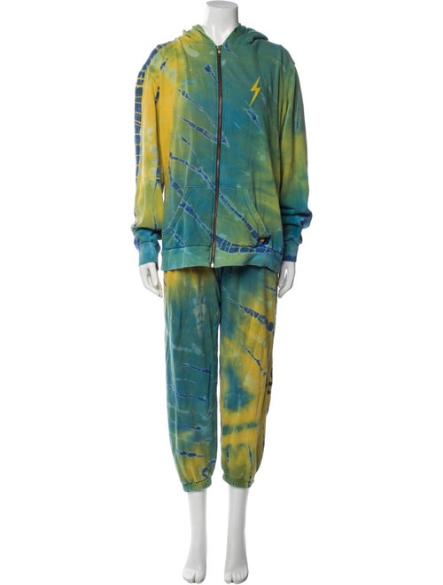 Aviator Nation Tie-Dye Print Pant Set